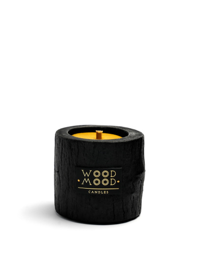 WOOD MOOD ­Компактна свічка в обпаленому дереві модель 1812100000 — фото - INTERTOP