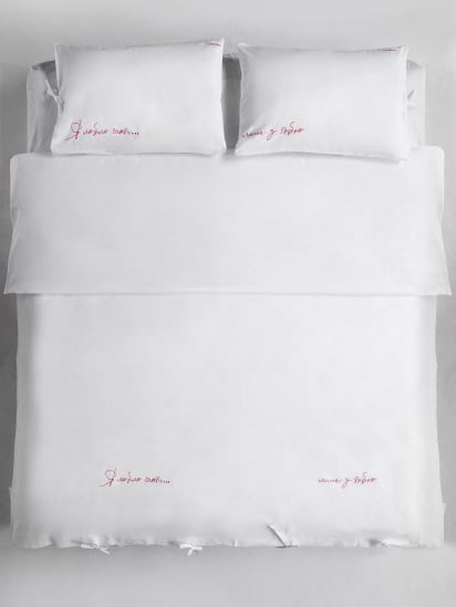 LEVAN HOME ­Комплект постельного белья с вышивкой модель 00112 — фото 4 - INTERTOP