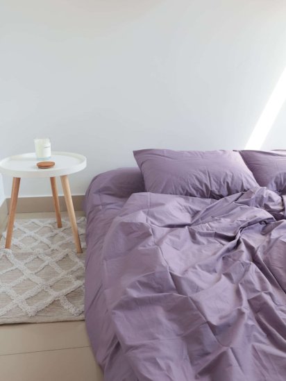 BedclozZzes ­Комплект постільної білизни з тканини Ранфорс Лавандового кольору модель 7662 — фото - INTERTOP