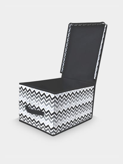 Handy Home ­Короб для зберігання складаний з кришкою"Zigzag" модель ZSH-05 — фото 3 - INTERTOP