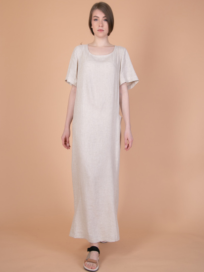 Платья Sil модель s279_Linen_White — фото 3 - INTERTOP