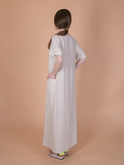 Платья Sil модель s279_Linen_White — фото 5 - INTERTOP