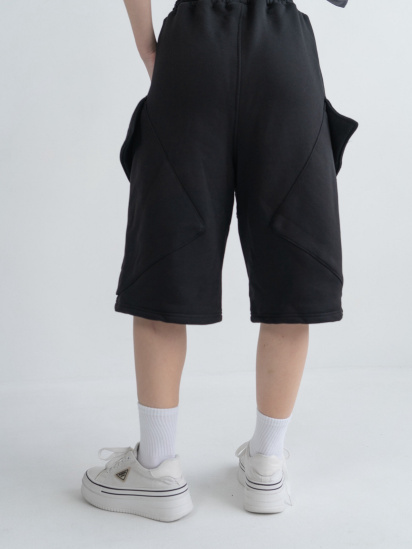 Шорты IJ модель shorts-petlya-black — фото 4 - INTERTOP