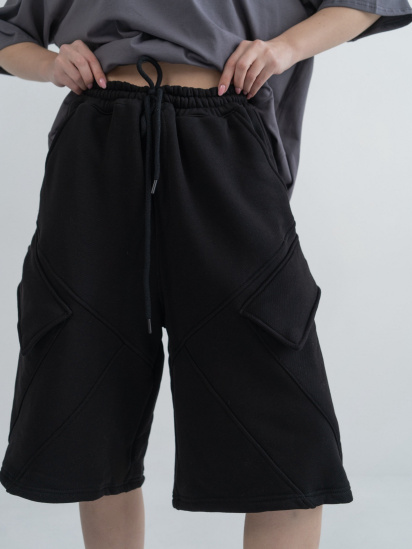 Шорти IJ модель shorts-petlya-black — фото 5 - INTERTOP