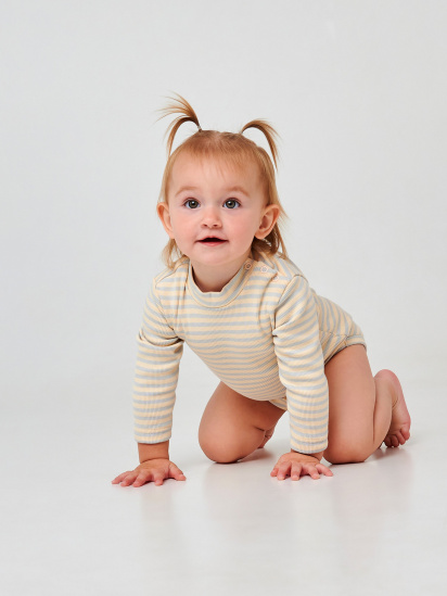 Боди для младенцев SMIL модель smil_102750-poloska-vanilnaa — фото 5 - INTERTOP