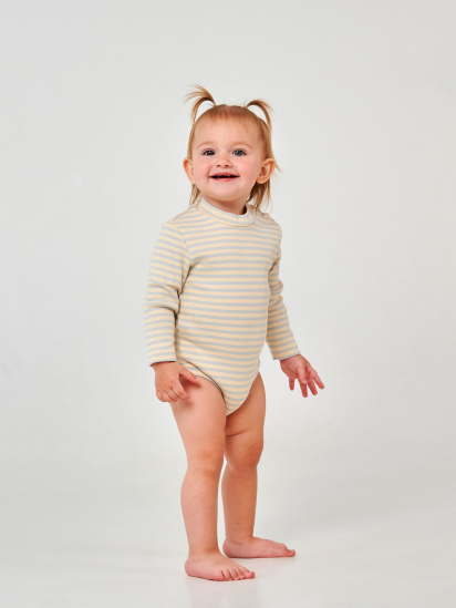 Боді для немовлят SMIL модель smil_102750-poloska-vanilnaa — фото - INTERTOP
