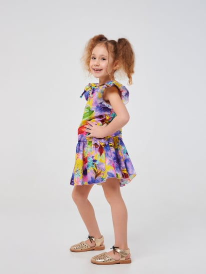 Сукня міні SMIL модель smil_120350-cvety — фото 3 - INTERTOP