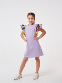Фиолетовый - Платье мини SMIL