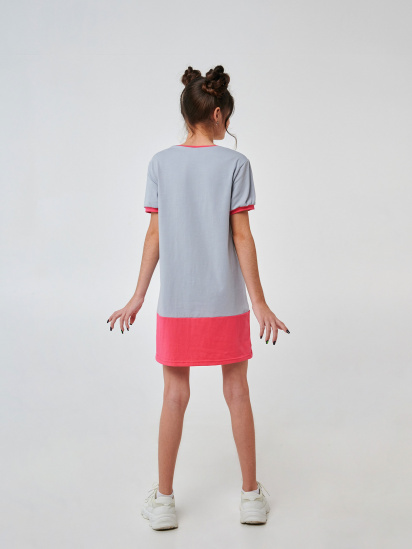 Сукня-футболка SMIL модель smil_120376-seryj — фото 3 - INTERTOP