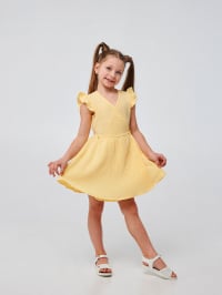 Жовтий - Сукня міні SMIL