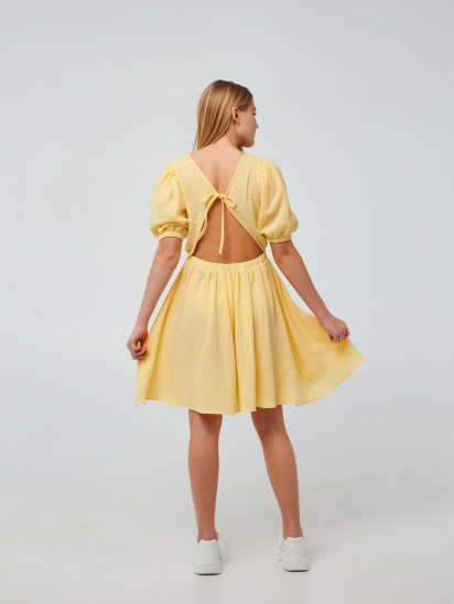 Сукня міні SMIL модель smil_120385-limonnyj — фото - INTERTOP