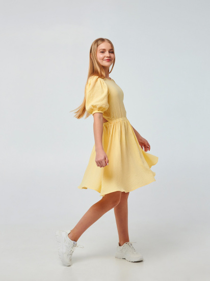 Сукня міні SMIL модель smil_120385-limonnyj — фото 3 - INTERTOP