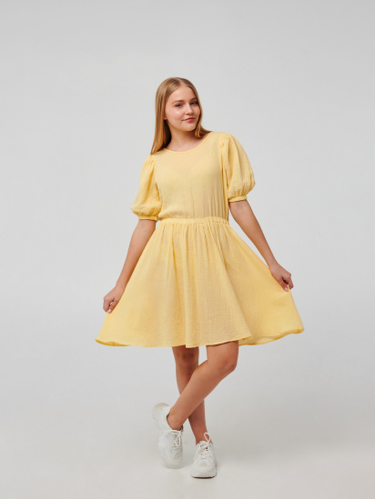 Платье мини SMIL модель smil_120385-limonnyj — фото - INTERTOP