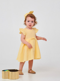 Жёлтый - Боди для младенцев SMIL Боді-сукня