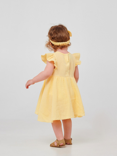 Боді для немовлят SMIL Боді-сукня модель smil_121071-limonnyj — фото 3 - INTERTOP
