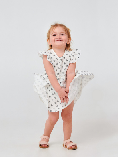 Боди для младенцев SMIL Боді-сукня модель smil_121071-risunok-na-belom — фото 5 - INTERTOP