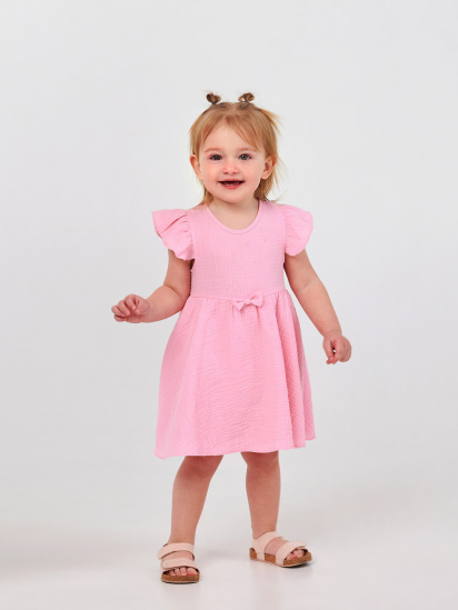 Боді для немовлят SMIL Боді-сукня модель smil_121071-rozovyj — фото - INTERTOP