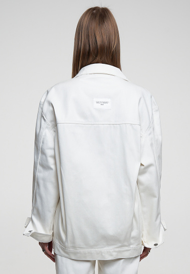 Джинсовая куртка WhyNotDenim модель sp21-bmbr-white-os — фото - INTERTOP