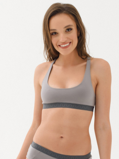 Бюстгальтер SMPL Underwear модель top.w.01.grey — фото 5 - INTERTOP