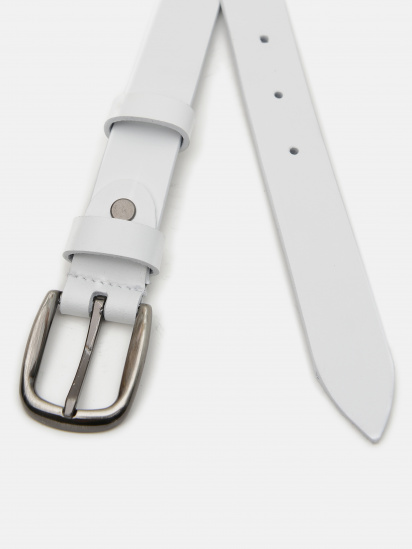 Ремінь Borsa Leather модель v10110GX31-white — фото - INTERTOP